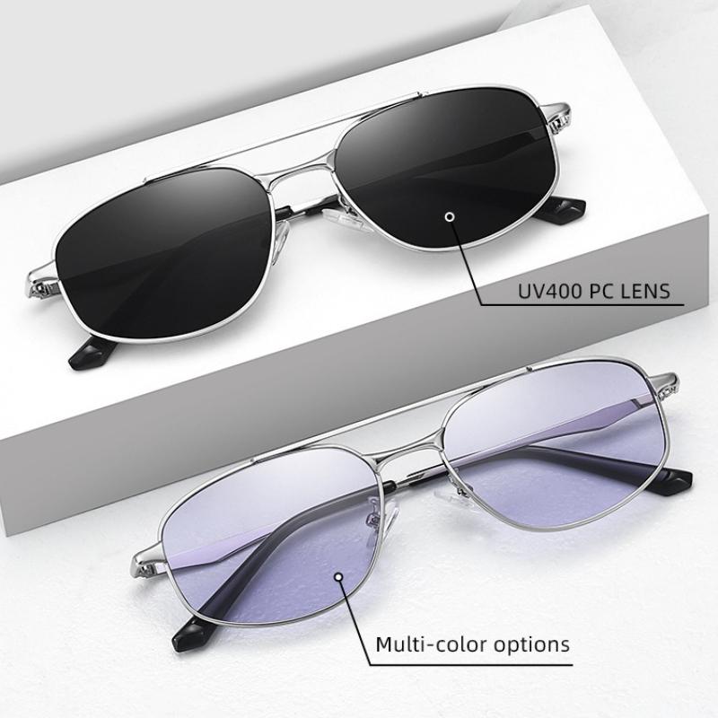 New Fashion Pilot Punk Y2k Sunglasses Unisex Vintage UV-Protective Street Style Sun Glasses UV400 Outdoor Travelling Shades