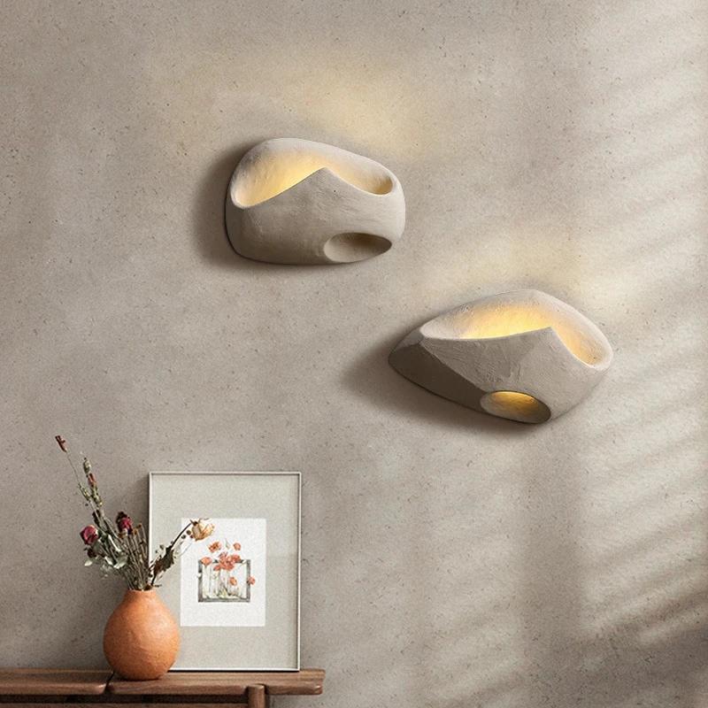 Retro LED Wall Lights, Designer, Villa, Cafe, Bar, Decorative Wall Lights, Nordic Art Style Cement Wall lamp 2025