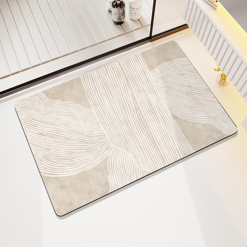 Japanese Diatom Mud Absorbent Non-Slip Quick-Dry Washable Floor Mat for Kitchen & Bathroom