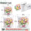 Spring Flowers Cushions Pillowcase Polyester Cushion Cover Throw Pillow Pillowcover Home Car Sofa Decor