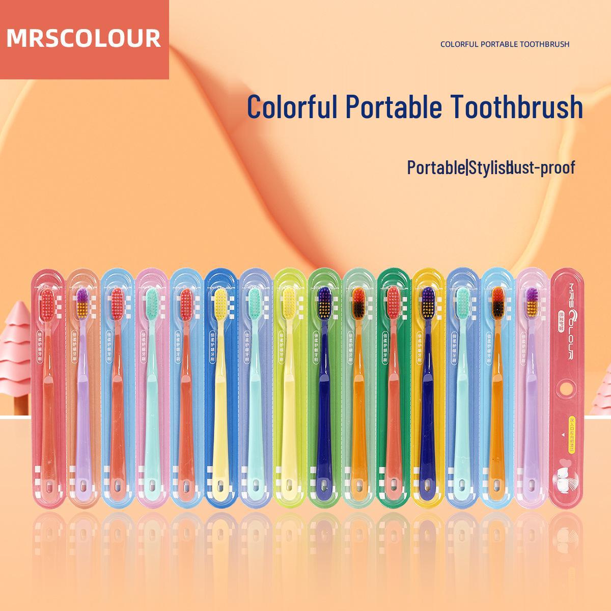 15-Piece Soft Bristle Adult Toothbrush Set for Home and Travel – Deep Cleaning & Comfortable 15-Piece Pack