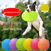 Silicone Bite-Resistant Floating Dog Frisbee Toy for Training Border Collies & Large Dogs
