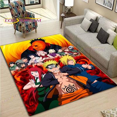 Anime Naruto Teppich Kinder Teppiche Wohnzimmer Teetisch Matten Schlafzimmer Teppich Waschbare Fußmatten Haushaltsbereich Matte Dinosaurier Teppich