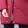 Middle Age Women Winter Down Coats Vintage Parkas Hooded Plus Size Elegant Thick Warm Down Jackets Woman Outerwears