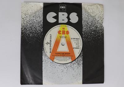 7inch Record BLUE OYSTER CULT - I Love The Night / Nosferatu SCBS6514PROMO CBS 1978 UK Rock Used