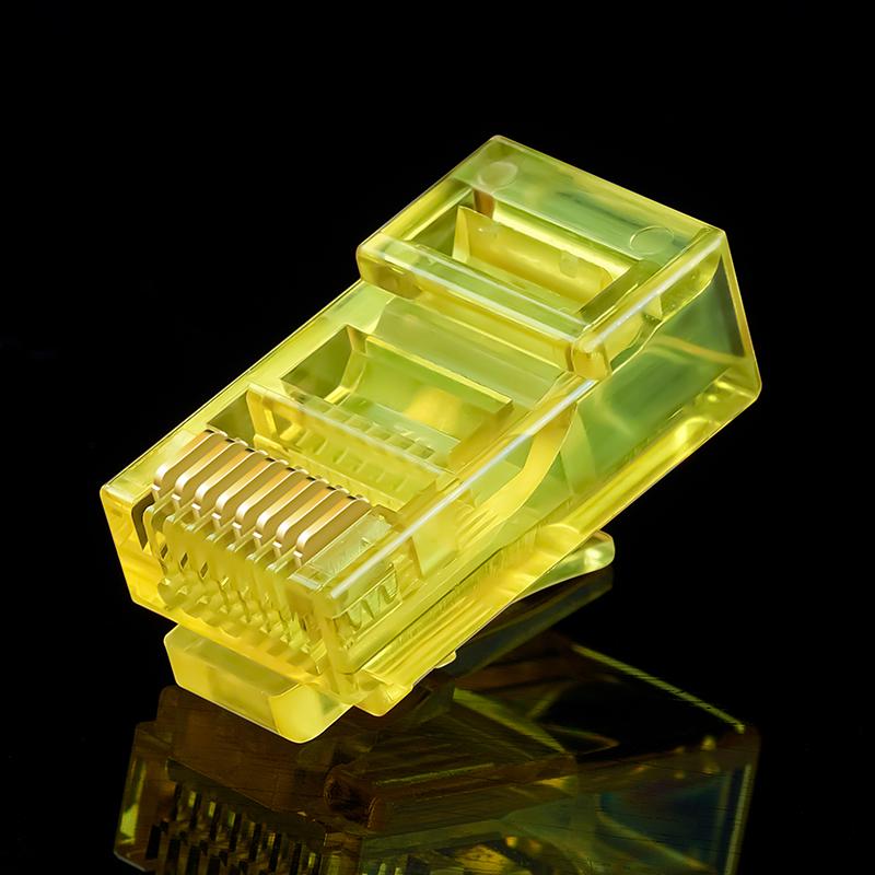 Cat 6A/5E Geschirmter RJ45 Gigabit-Netzwerkkabel-Stecker für Breitband und Telefon