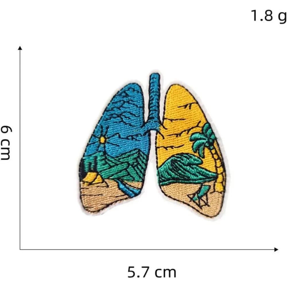 2025 For 15 Pieces DIY Travel Stickers Outdoor Landscape Hot Draw Embroidery Stickers Jacket Clothing Sticker Badges New