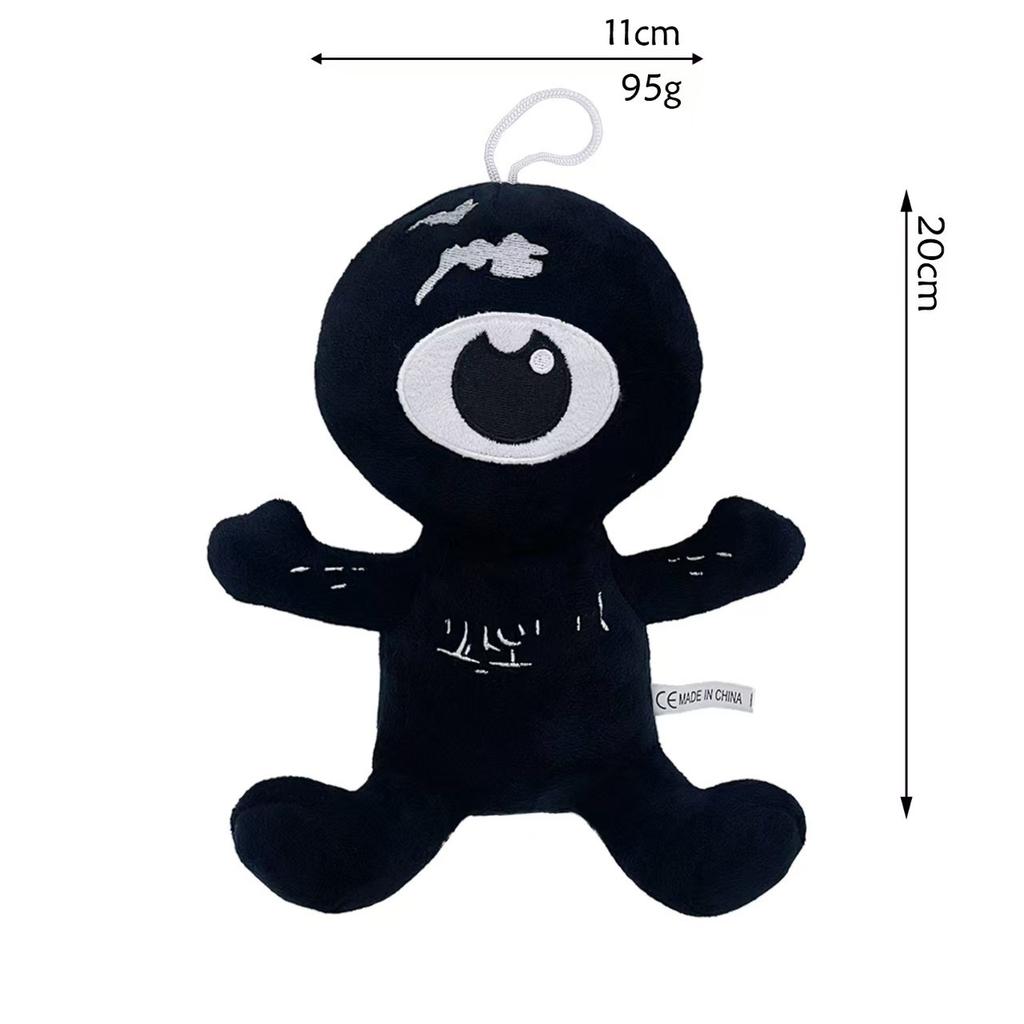 Juego Puertas Piso 2 Peluches Monstruo de Terror Peluche Animal Relleno Suave Decoración de Habitación Para Regalo de Cumpleaños de Niño