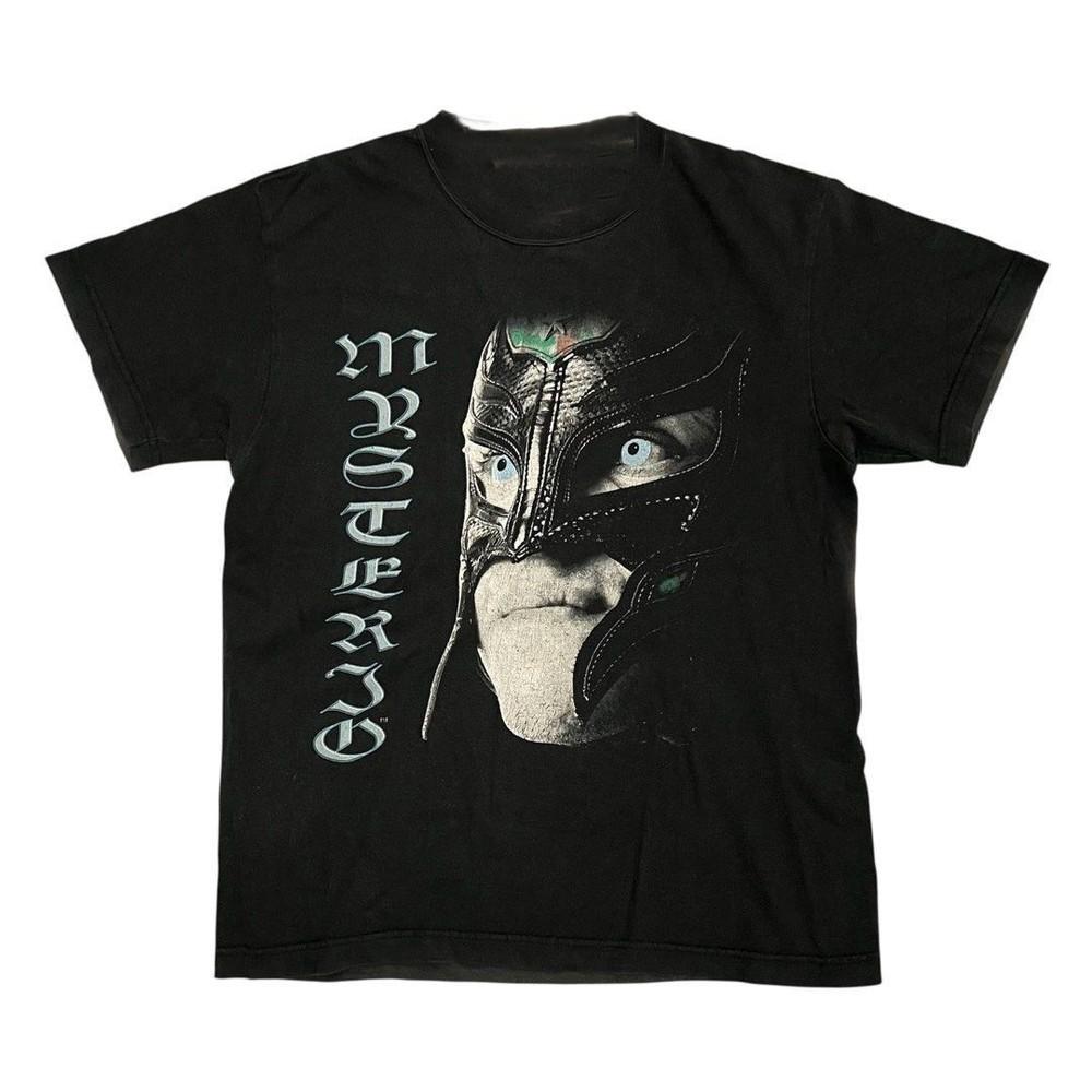 Retro! Rey Mysterio Black Cotton All size S-5XL Unisex T-shirt Unisex T-Shirt S