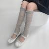 Womens Y2k Solid Color Leg Warmers See Through Lace Mesh Leg Warmer Gothic Cute Socks Calf Socks Thin Socks