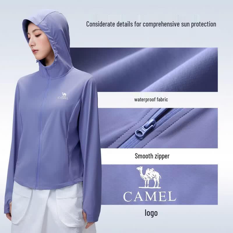 Camel UPF 300+ Unisex Breathable Sun Protection Jacket