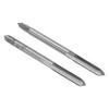 2Pcs Set Metric Machine Tap High Speed Steel 3 Straight Flutes Screw Thread Tapping ToolM4x0.7