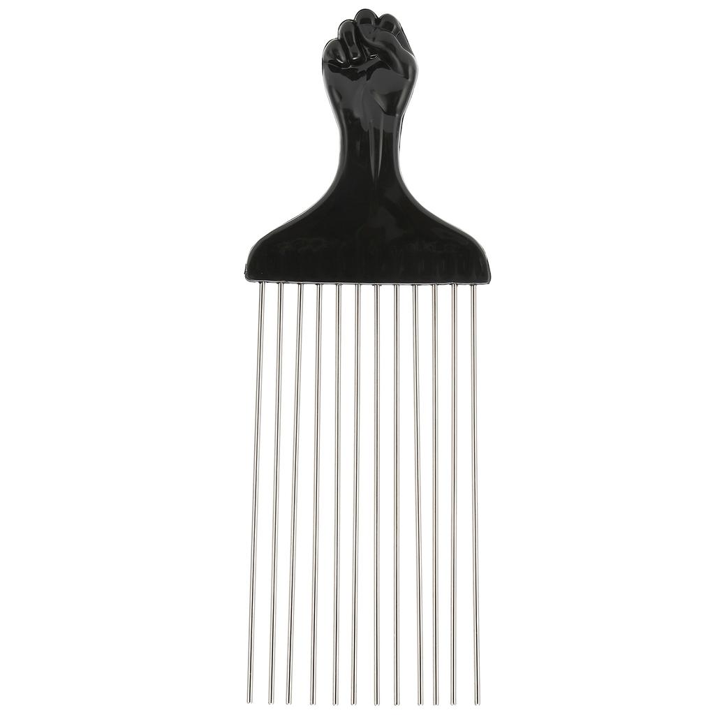 Professioneller Metall-Haarpick Entwirren Salon Friseursalon Pick Kamm Haarstyling-Werkzeug