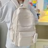 Large-capacity backpack New junior high school and high school student schoolbag Simple high-value versatile backpack Student schoolbag