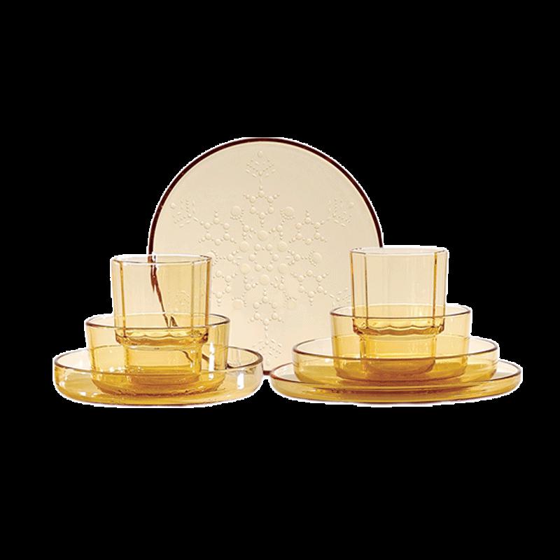 Aishang Guozi 8-Piece Glass Dinnerware Set