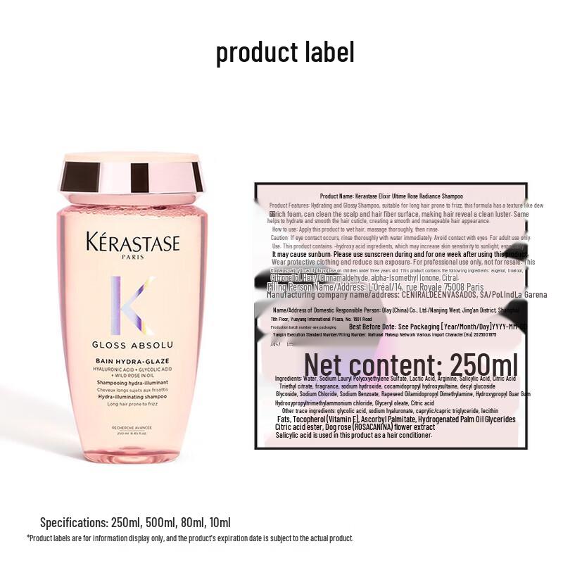 Kérastase Glaze Rose Shampoo