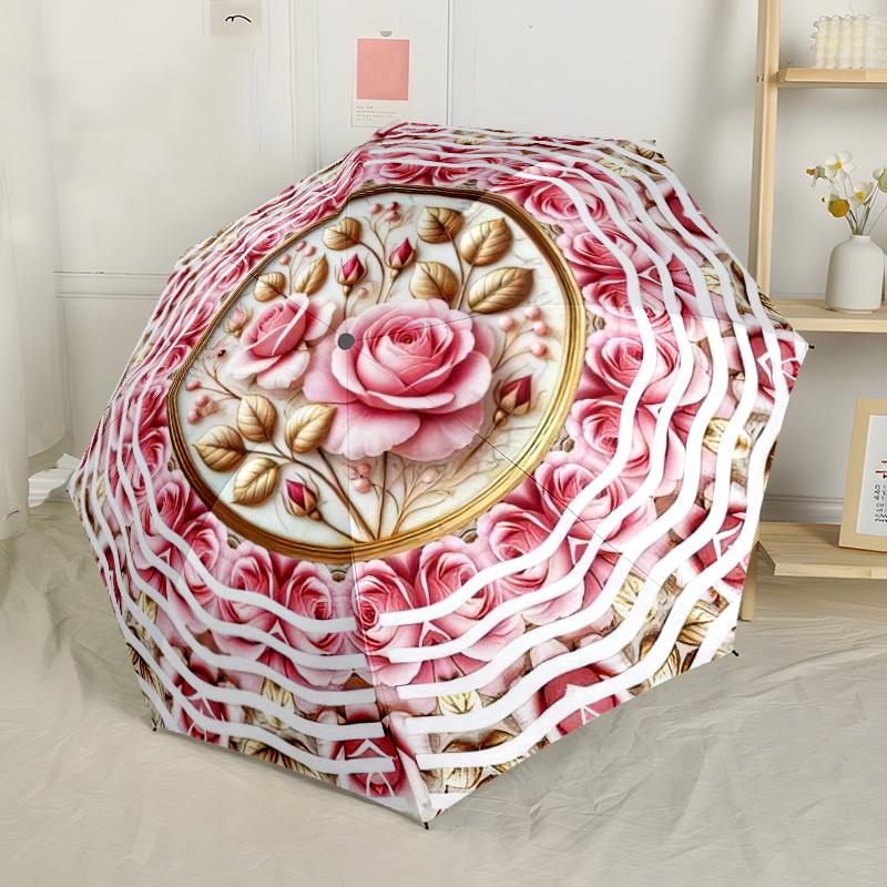 Fairy Cat Fantasy Automatic Folding Umbrella Compact Lightweight For Outdoor Adventurest154