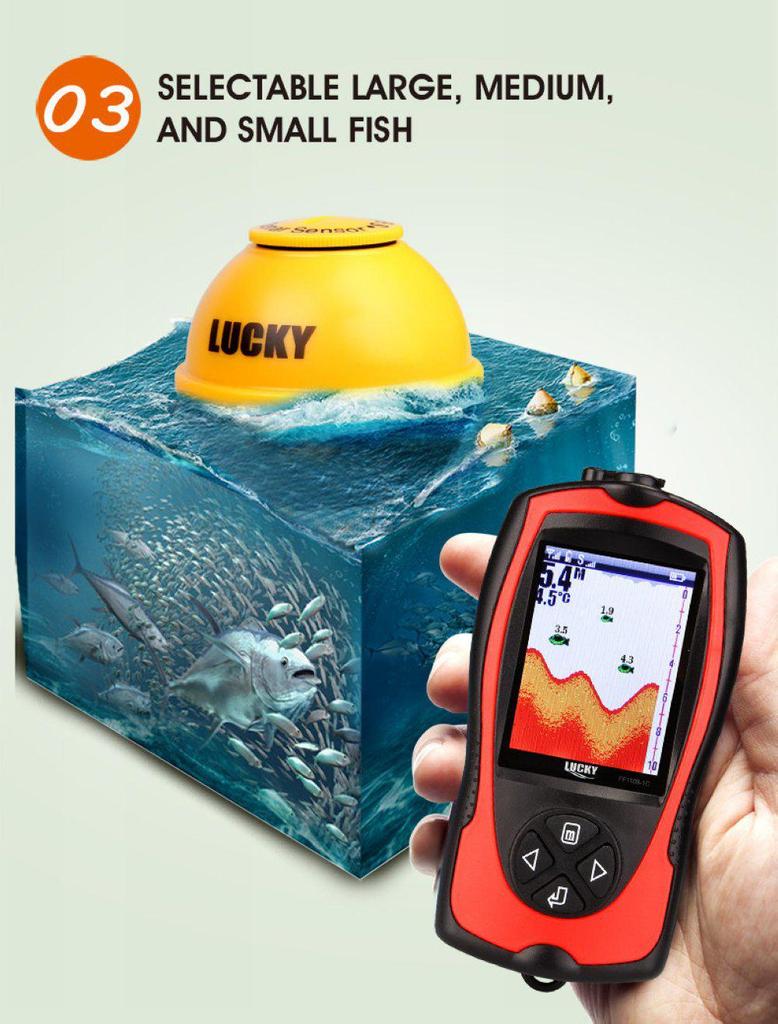 Wireless HD Color Sonar Fish Finder - Smart Outdoor Fishing Gear