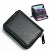 New Detents Cards Holders PU Business Bank Credit Bus ID Card Holder Cover Coin Pouch Anti Demagnetization Wallets Bag Organizer