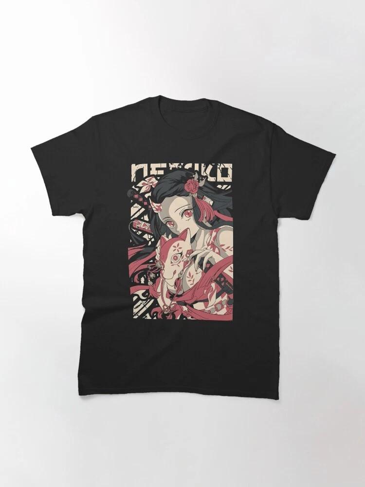 Anime Beautiful Nezuko 2 Demon Slayer Basic T Shirt S