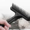 Professional Dog Grooming Rake Long Hair Cat Dog Undercoat Rake Brush for Shedding Matted Loose Hair Knots & Tangles Pet Product