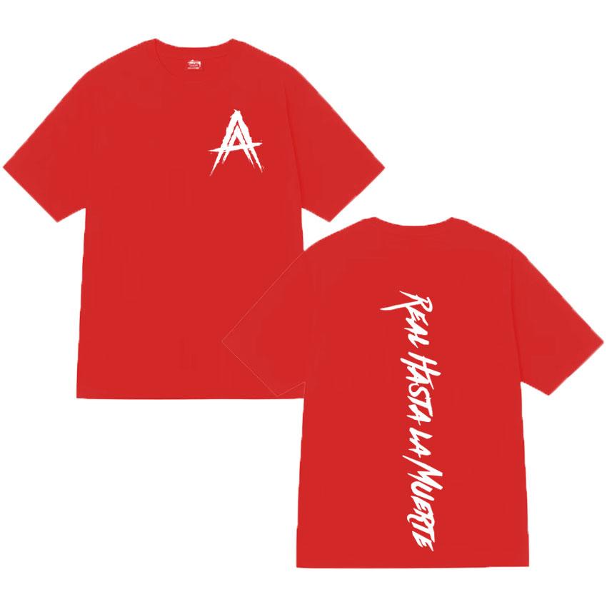 Rapper Anuel AA Real Hasta La Muerte T-shirt Harajuku Fashion Short Sleeve T Shirt Mens Women High Quality Sports Tshirts