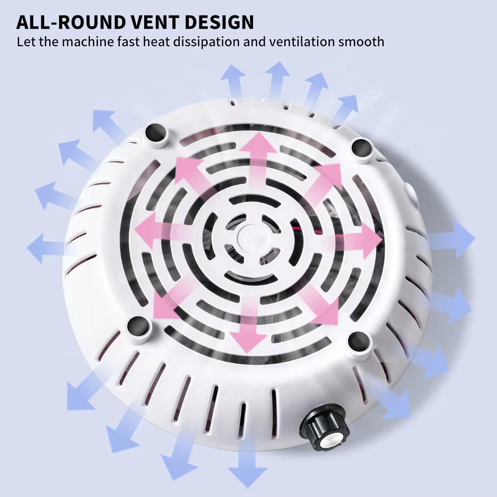4500 RPM Super Suction Nail Dust Collector Powerful Nails Dust Extractor Nail Art Manicure Fan Vacuum Cleaner And Filter