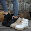 Platform Snow Boots Women  Autumn and Winter New Casual Shoes Outdoor Fashion Lace-up Plus Fur Warm Ankle Boots Botas