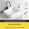 Tengxiang Ceramic Sink: White Floor-Standing Luxury Basin with Cabinet for Bathroom or Balcony
