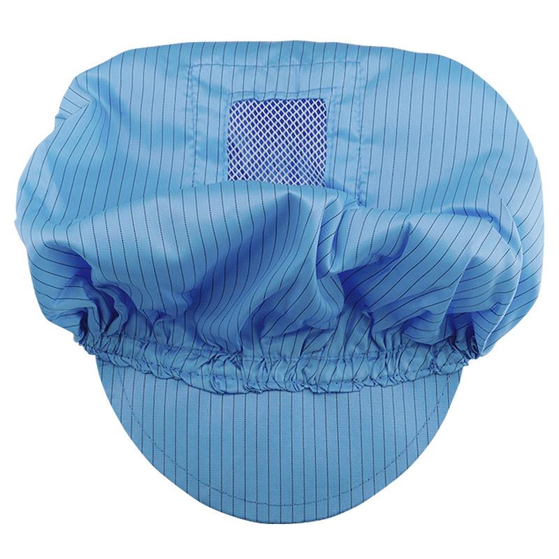 Anti-static Sun Hat: Breathable, Dust-Free Open Top Baseball Cap for Work Navy Striped Baseball Cap Women s Work Hat
