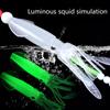 Squid Fishing Lure 22G Luminous Squid Jigs Artificial Baits For Fishing Sea