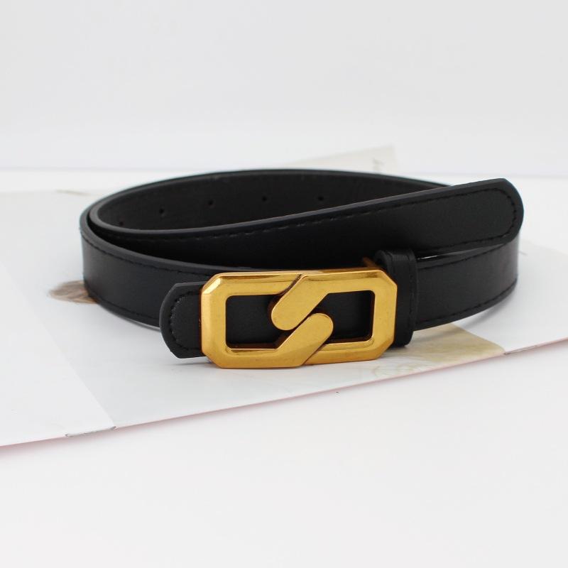 Fengqing Student 8-Character Buckle Women'S Belt Decoration Women'S Thin Belt Women'S