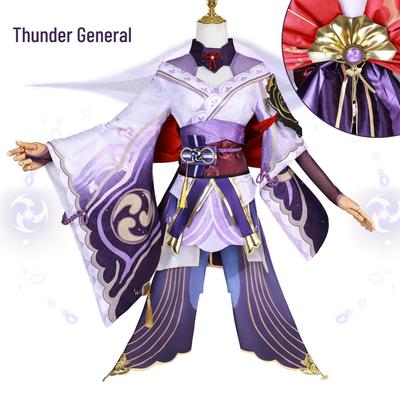 Disfraz Cosplay de Raiden Shogun - Atuendo de Rol de Genshin Impact Inazuma