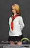 [TOYBARJAPAN] 1/6 Scale Figure Accessories/ZYTOYS ZY15-31 Female Student Summer Sailor Uniform, Stockings, and Shoes Set (Body and Head Not Included)
