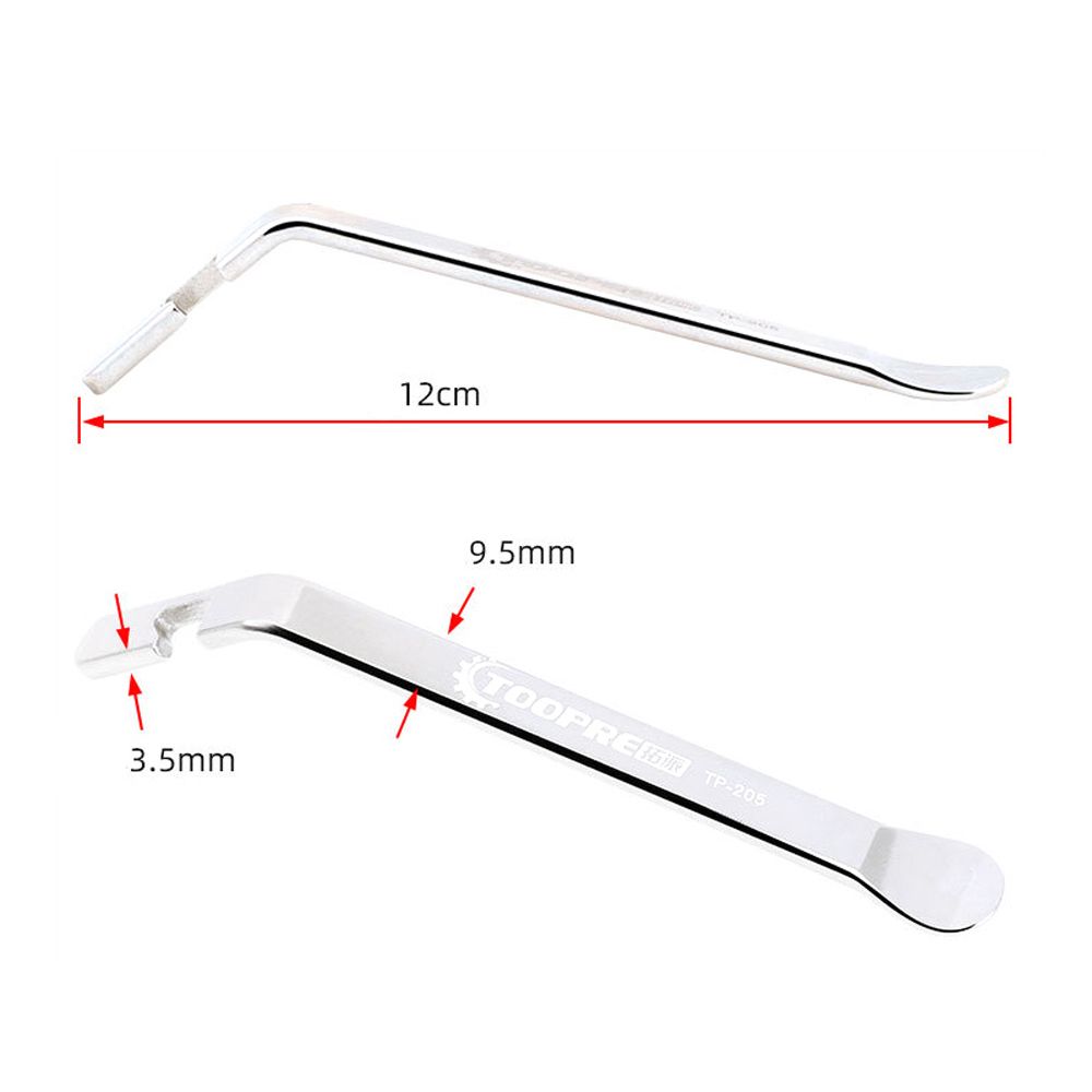 Palanca de Neumático de Bicicleta Metal Montaña Bicicleta Rueda de Bicicleta Extractor Palanca de Neumático Barra de Palanca de Bicicleta Herramienta para Palancar