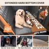 Pet Car Seat Mat with Load-Bearing Extension - Rear Seat Protector for Dogs