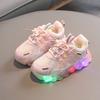 Kids Breathable Led Flashing Casual Sports Sneakers For Boys And Girls