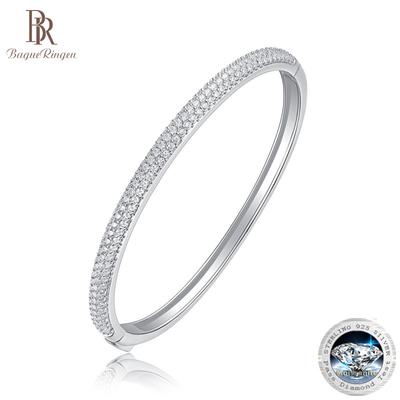 S925 Silver Monologue Bracelet Moissanite New Feminine Bracelet