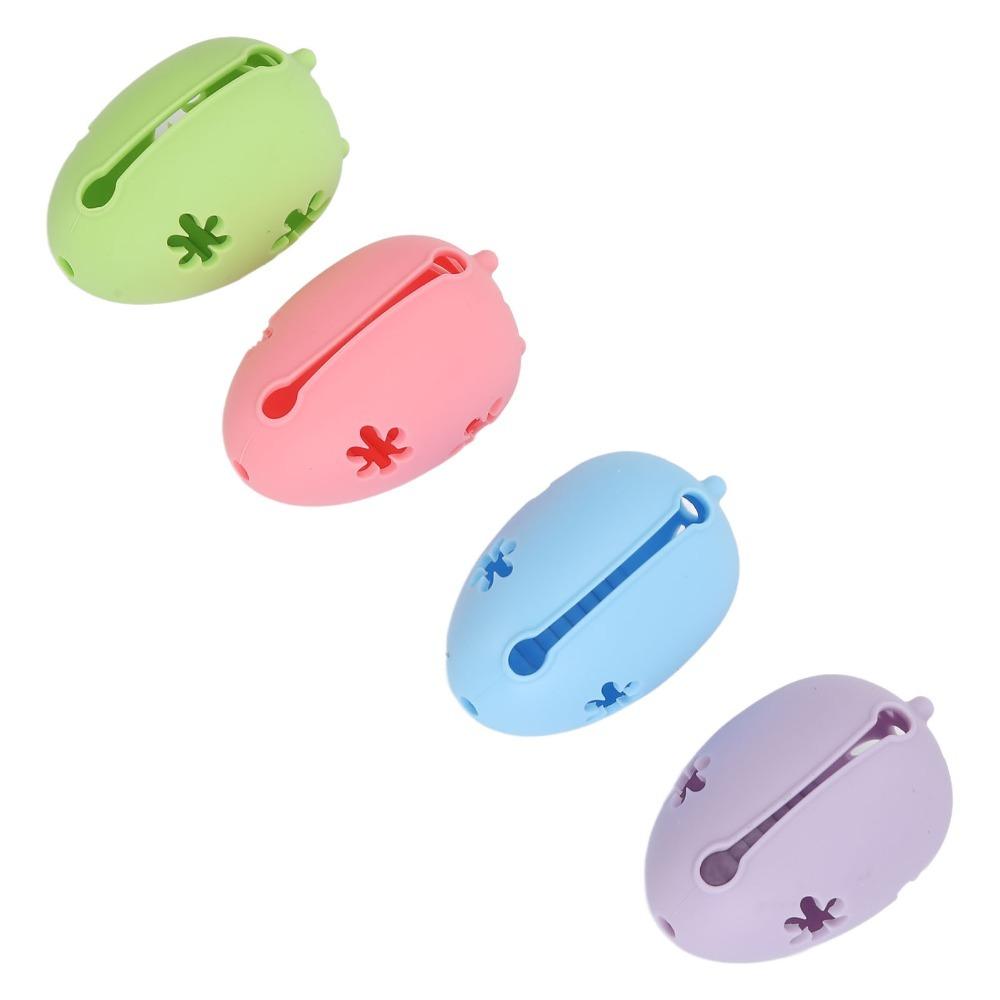 4pcs Breathable Storage Makeup Sponge Case Vented Makeup Sponge Organizer  For Hygienic Storage