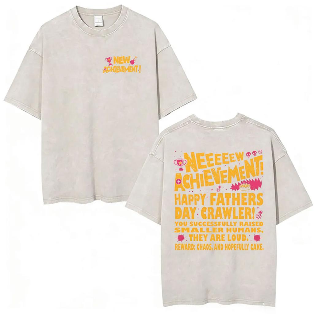 Hett Spel Dungeon Crawler Carl Vintage Tvättade T-shirts Prinsessamunk Rolig Katt Grafisk T-shirt Herr Dam Överdimensionerad Bomulls-T-shirt