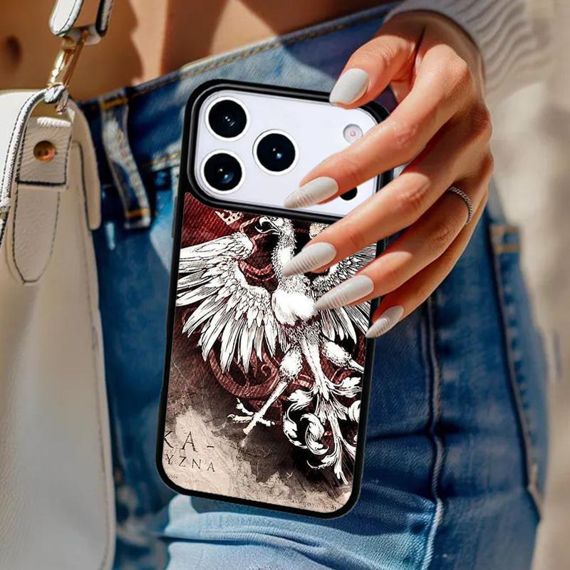 Poland Polish Flag Phone Case For iPhone 17 Air 14 15 13 12 Max Cover For Apple 16e 11 Pro Max Plus Coque