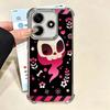 Sweet And Edgy Cartoon Skeleton Soft Phone Case For Xiaomi Redmi Note 14 15 Pro Plus 13 12 11S 11T 5G 10 9S 9 Plating Anti-Fall