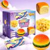 2026 Adventskalender, 24 Tage Kawaii Squishy Spielzeug, Niedliche Baozi Stressabbau Blindbox, Mini Essensfiguren, Gastgeschenke für Kinder Erwachsene