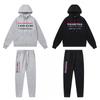 TRAPSTAR Unisex Hooded Sweatshirt Set Gradient Letter Embroidery Streetwear Winter Casual Outfit