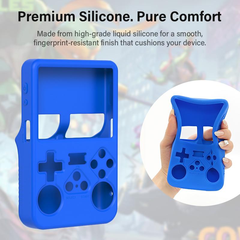 Protective case For R36S Silicone Case Soft 360° drop protection Case For R36s Handheld Game Console Accessories 5
