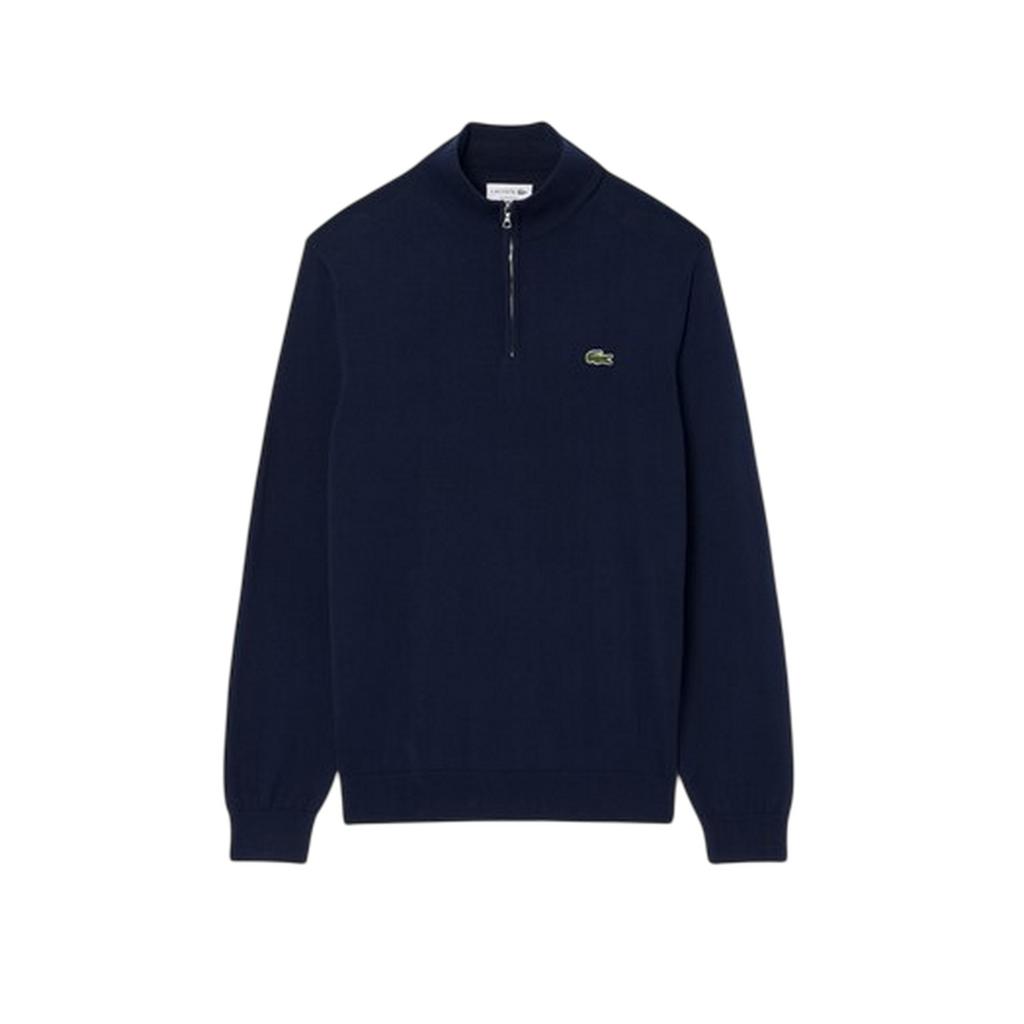 Lacoste Mens Quarter Zip Casual Jumper