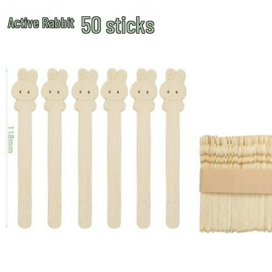 Colorful Wooden Popsicle Sticks for DIY Crafts, Children's House Models, and Architectural Materials.