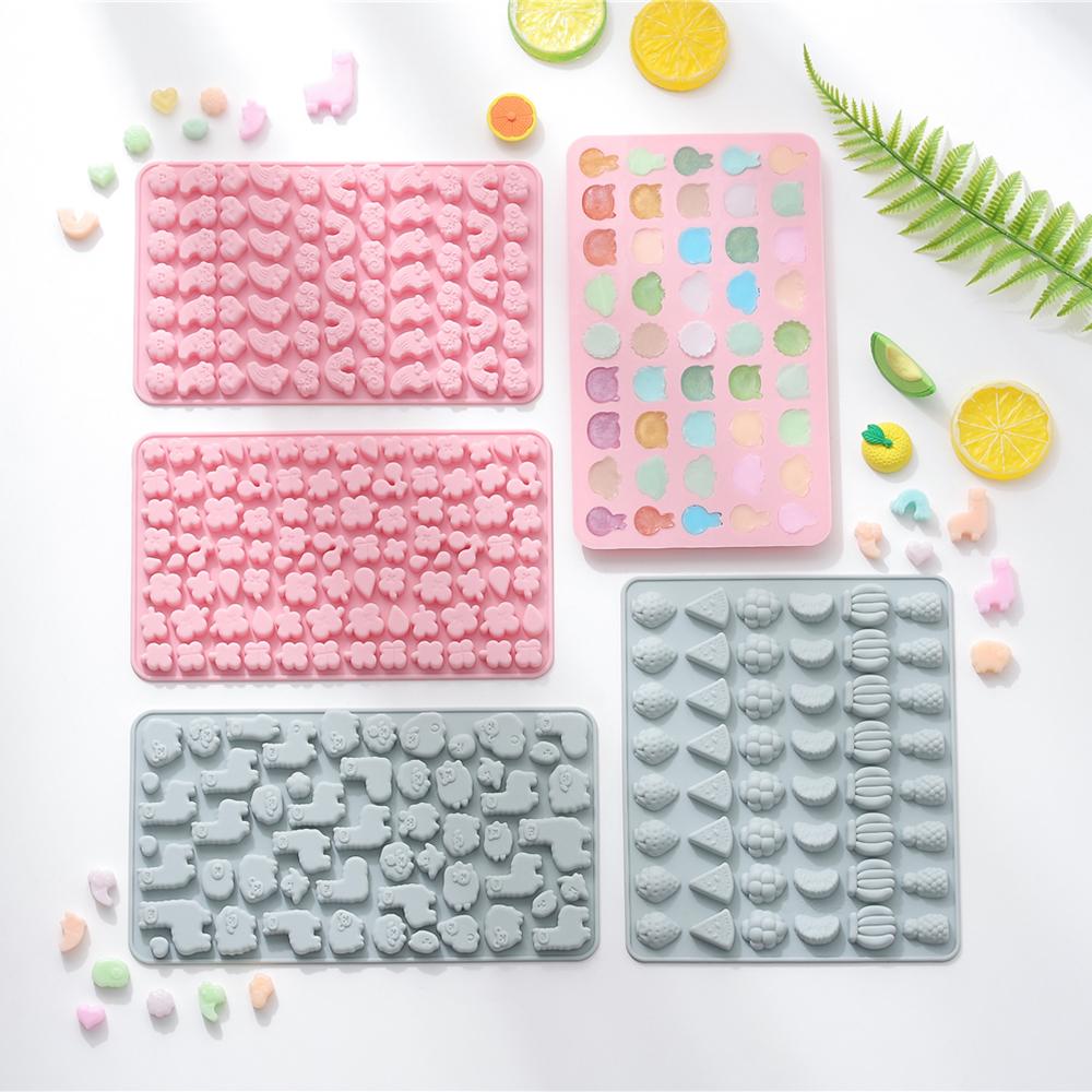 Buy Cartoon Funny Silicone Gummy Molds Candy Chocolate Bunny Geometry