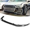 Front Bumper Lip Chin Spoiler Diffusers Shovels Protector Fits for A6 S6 C8 19 21Carbon Pattern