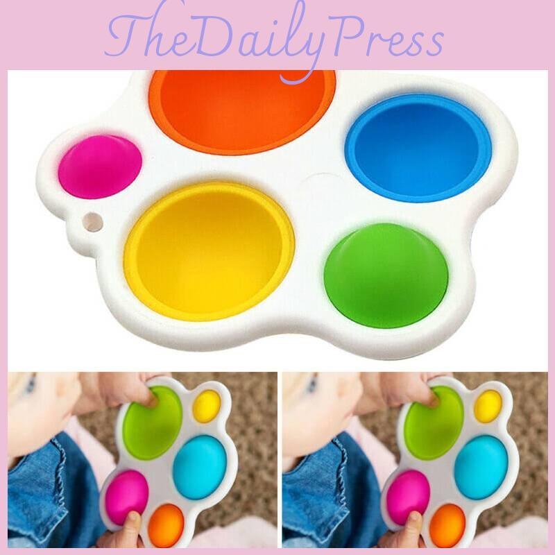 Fun And Engaging Keychain Toy For Adults Stress Relief Pop Bubble Fidget